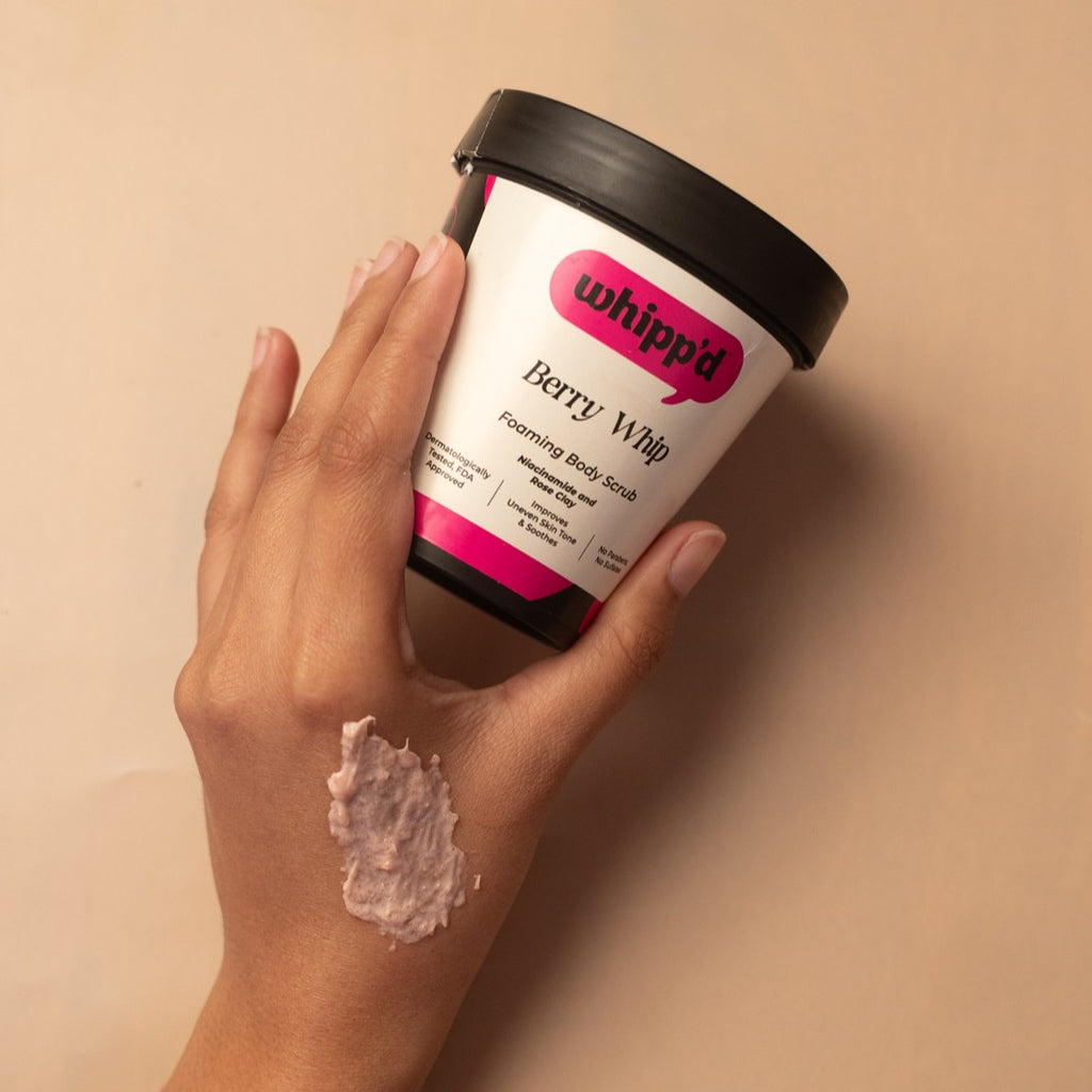 Berry Whip Foaming Body Scrub with 2% Niacinamide for Plump and Hydrated Skin | 150g