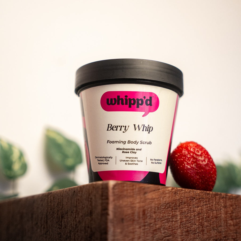 Berry Whip Foaming Body Scrub with 2% Niacinamide for Plump and Hydrated Skin | 150g
