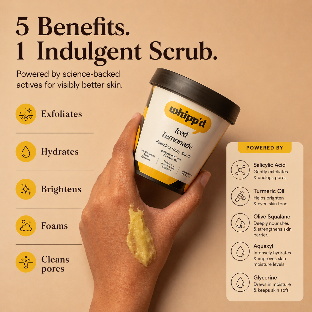 Iced Lemonade Foaming Body Scrub