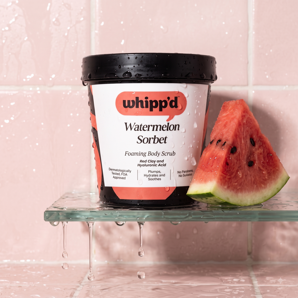 Watermelon Sorbet Body Scrub with Hyaluronic Acid for Hydration | 150g