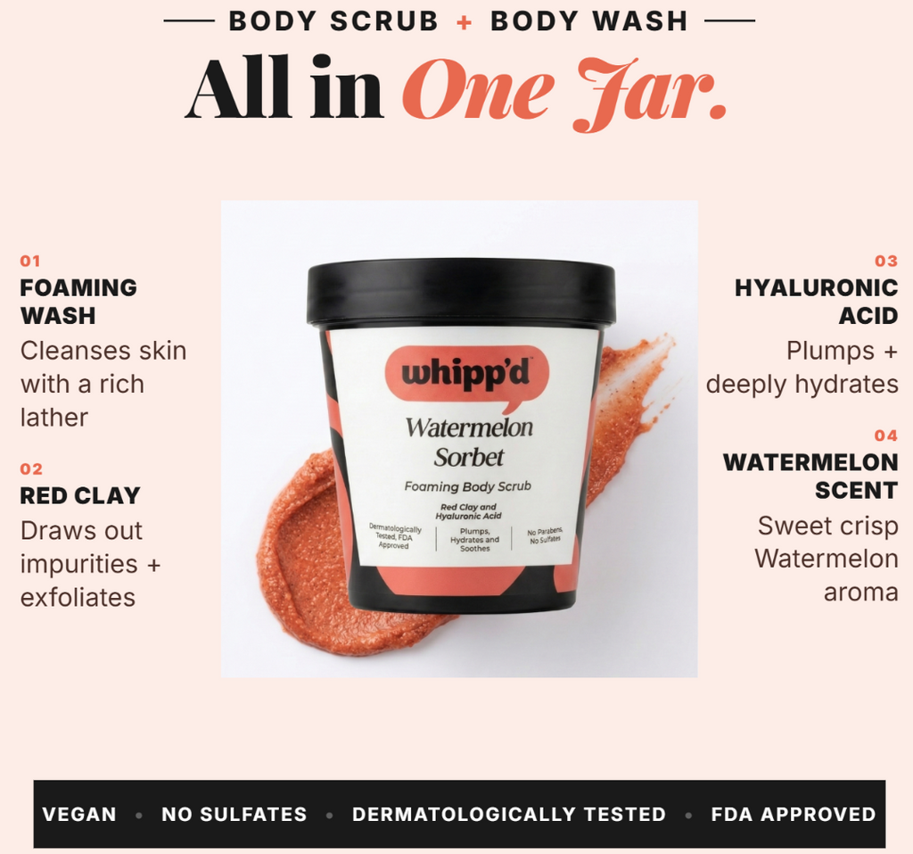 Watermelon Sorbet Foaming Body Scrub