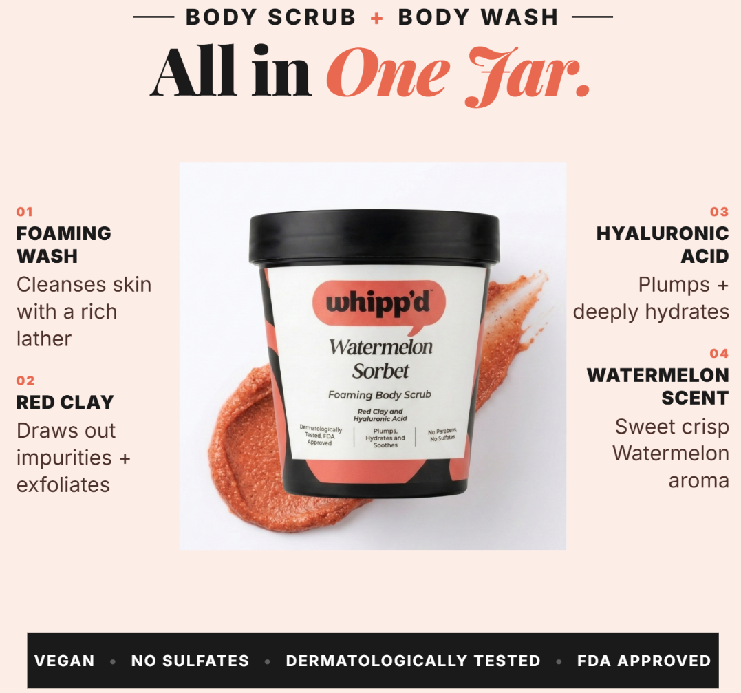 Watermelon Sorbet Foaming Body Scrub