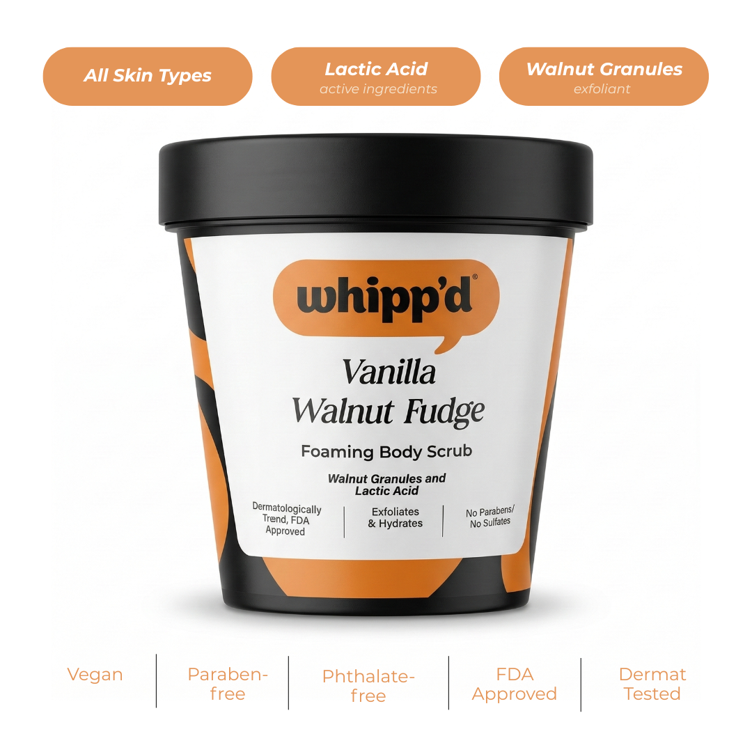 Vanilla Walnut Fudge Foaming Body Scrub